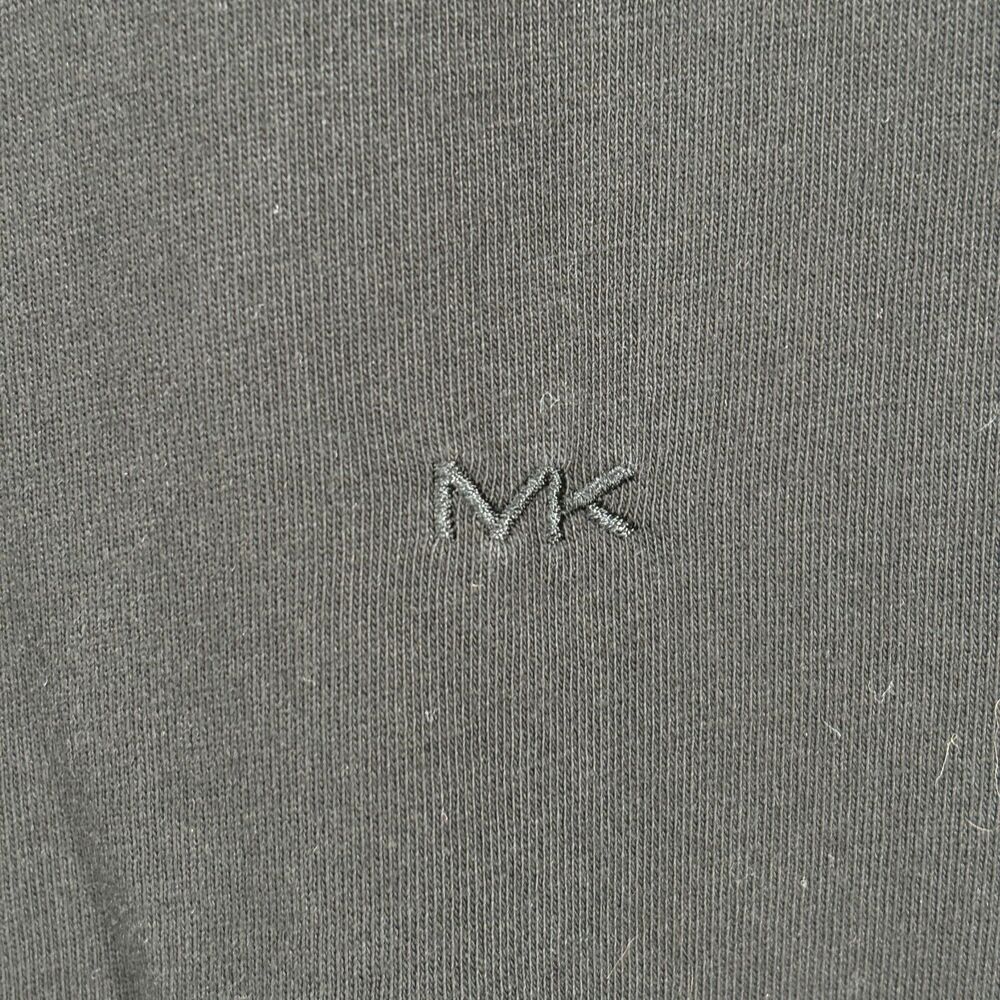MICHAEL KORS Shirt Mens M MK Bulldog Graphic Short Sleeve Tee Cotton Black - Picture 8 of 15